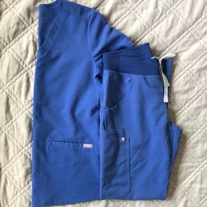 FIGS Denim scrub set XS/XSP